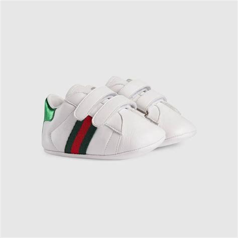 baby sneakers gucci|gucci ace sneakers baby.